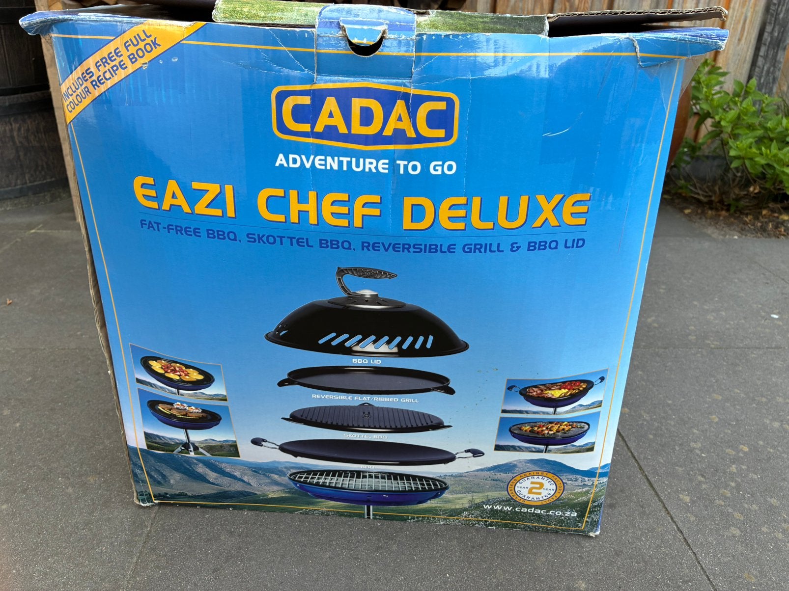 Caddac Eazi Chef Deluxe Skottel, Tuin en Terras, Gasbarbecues, Ophalen, Gebruikt, Cadac carri chef