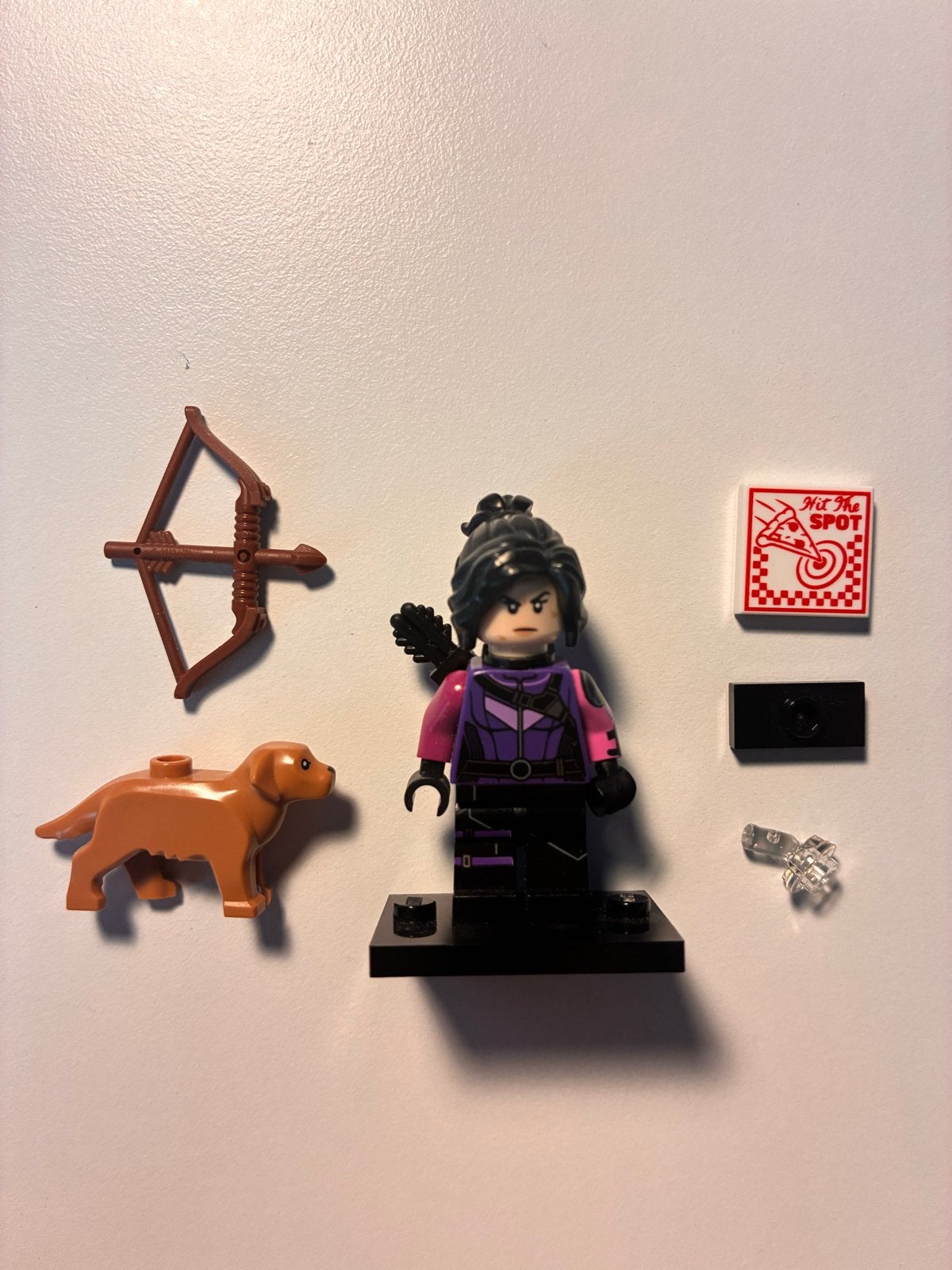 LEGO Kate Bishop Marvel Minifiguur met Accessoires, Ophalen of Verzenden, Zo goed als nieuw