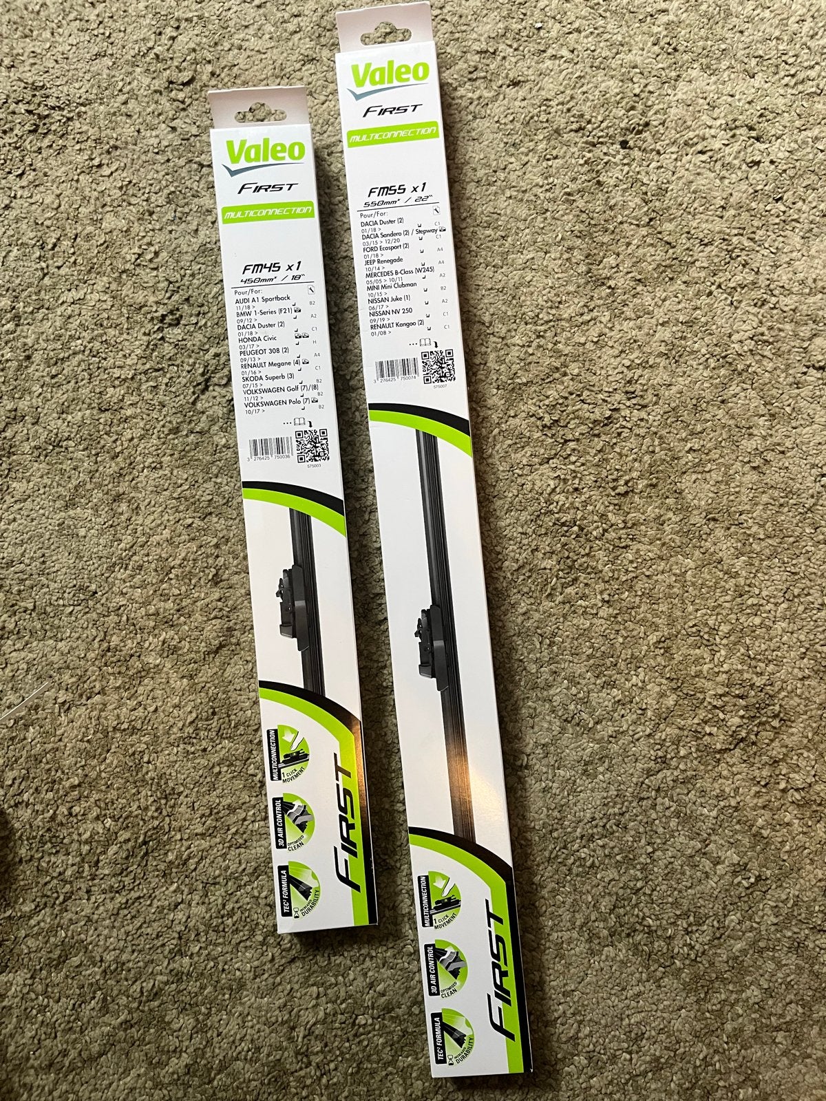 Valeo FIRST Ruitenwissers FM45 en FM55 (set van 2), Auto-onderdelen, Ophalen, Nieuw, Audi
