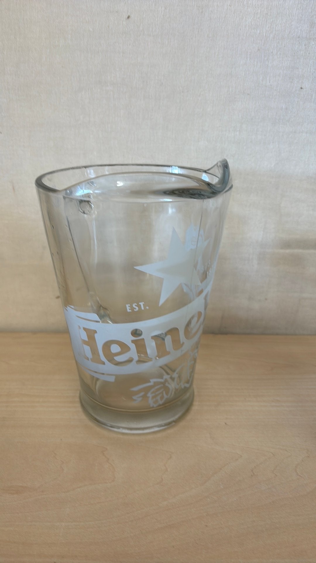 Heineken pitcher, Ophalen of Verzenden, Gebruikt, Heineken
