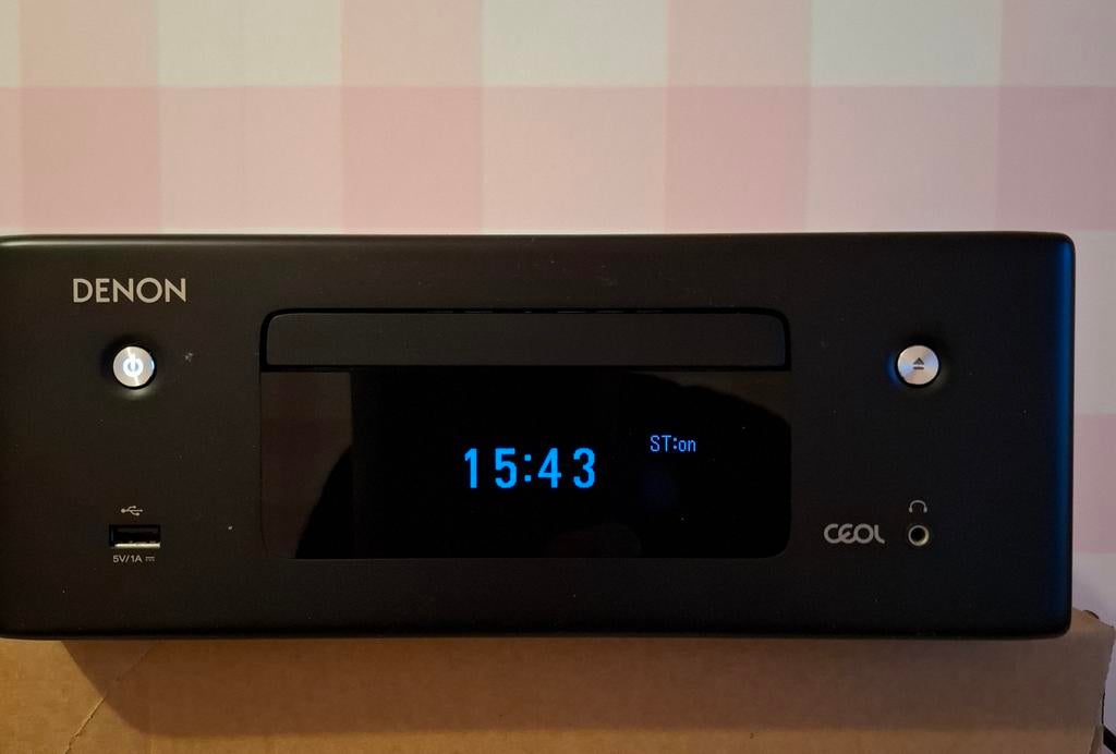Denon CEOL RCD-N10 Netwerk CD-ontvanger Kleur Zwart., Ophalen, Zo goed als nieuw, Overige merken, Met radio