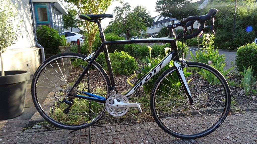 Scott Speedster – racefiets in goede staat - 58 cm, Fietsen en Brommers, 28 inch, Gebruikt, Velgrem, Aluminium