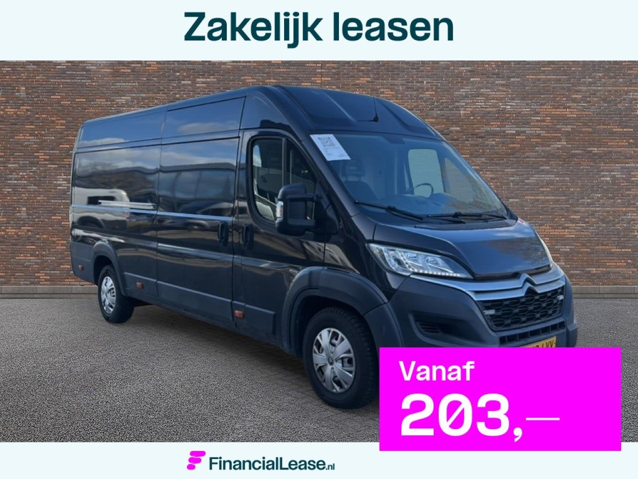 Citroen Jumper 35 2.0 BlueHDi L4H2 ECC CRUISE TREKHAAK, Voorwielaandrijving, Stof, Gebruikt, Euro 6