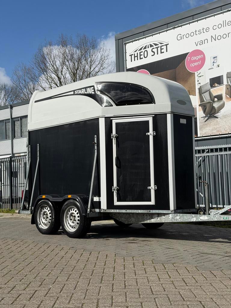 Super nette & lichte Atec Starline 2 paards paardentrailer, Dieren en Toebehoren, Paarden en Pony's | Trailers en Aanhangwagens
