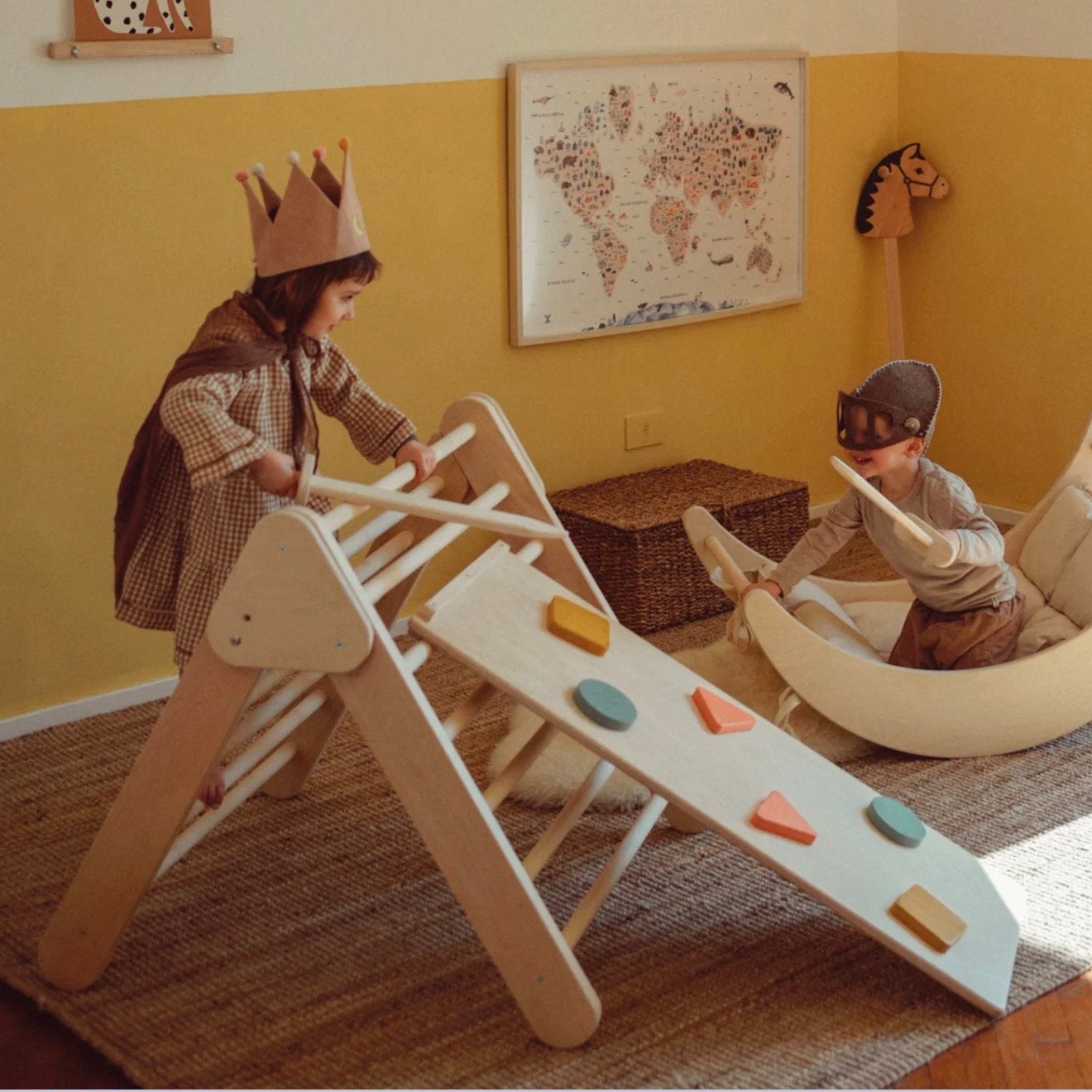 Pikler Triangle – Klimdriehoek, Kinderen en Baby's, Ophalen, Zo goed als nieuw