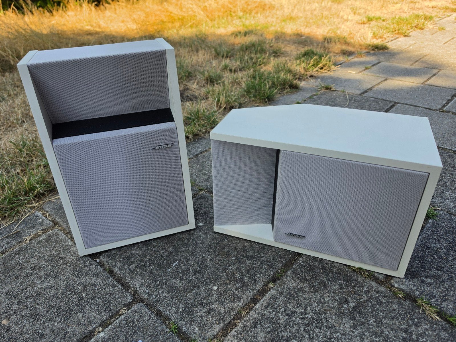 Bose 205 speakerset - Wit - zeer goede staat, Stereo speakers, Ophalen of Verzenden, Zo goed als nieuw, Bose