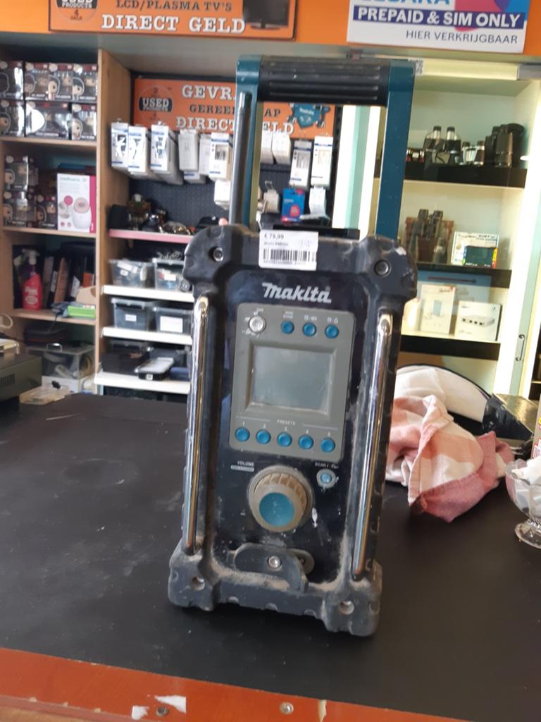 Makita BMR100 Bouwradio -, Gebruikt, Info@makita.nl, Makita, Jan Campertstraat 10, 5032 CK Tilburg, Nederland
