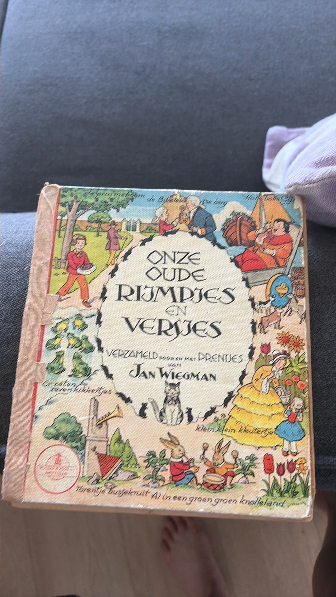 Onze oude rijmpjes en versjes jan wiegman, Boeken, Ophalen, Gelezen