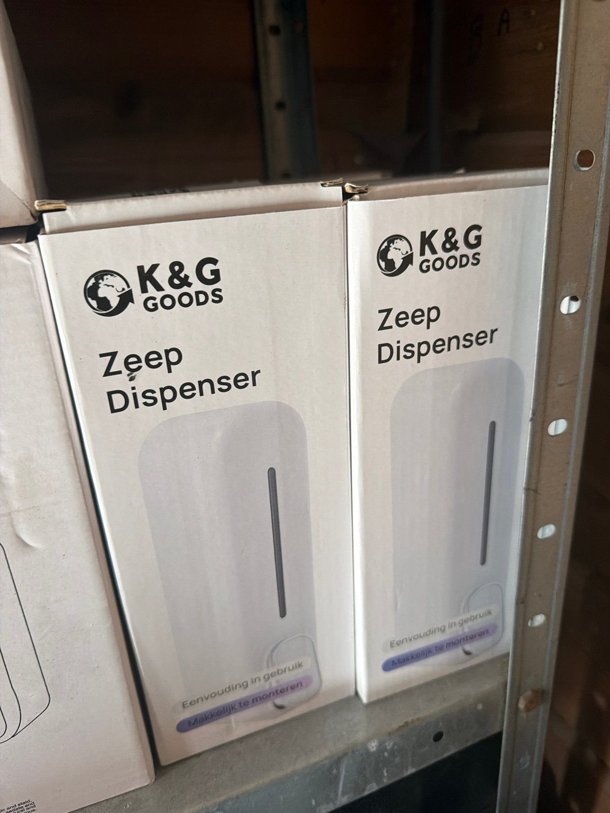 K&G Goods Zeepdispenser - Handmatige Zeepdispenser, Ophalen, Overige typen, Kunststof, Nieuw