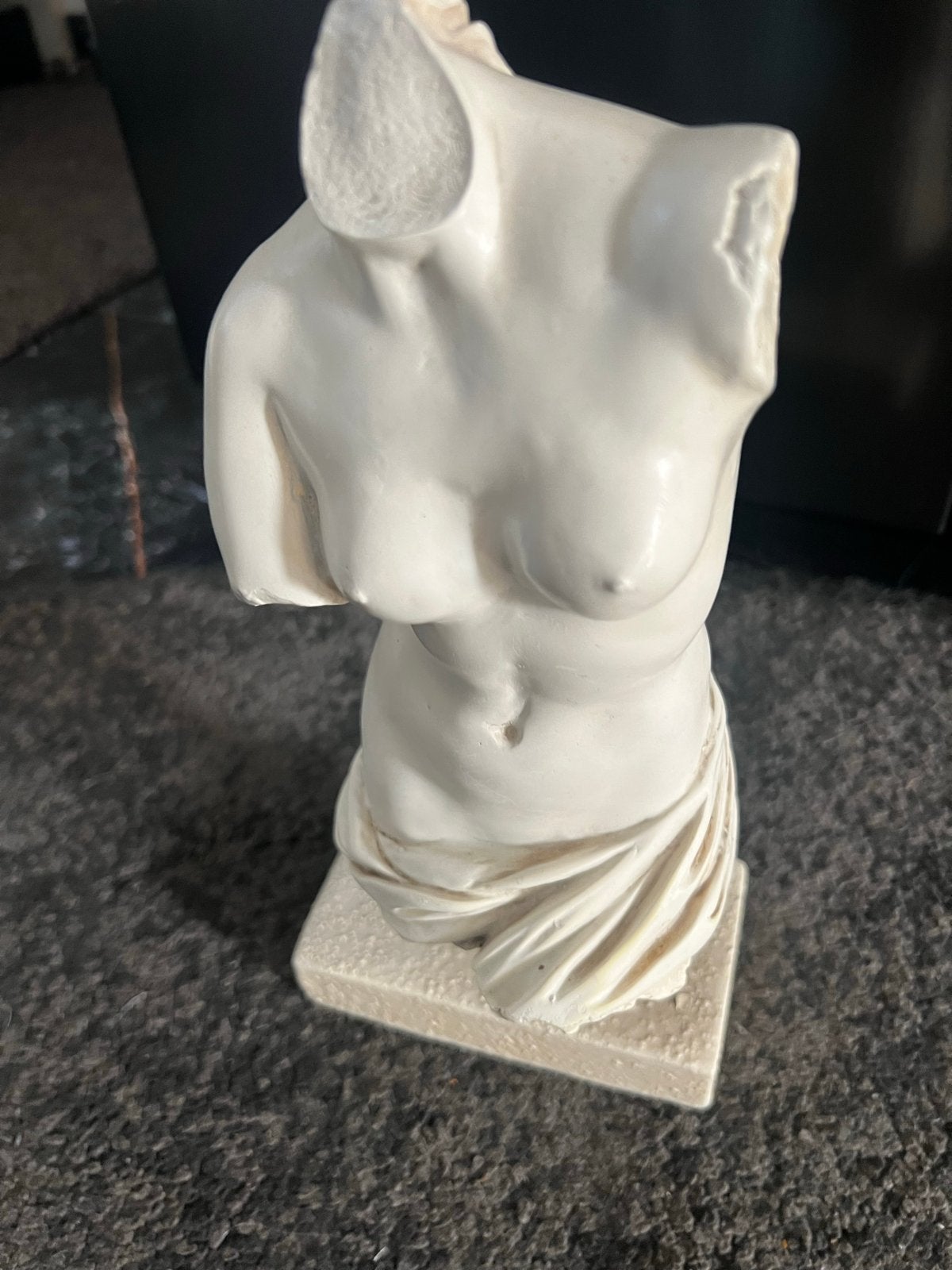 Decoratief Vrouwelijk Torso Beeld - Klassieke Stijl, Ophalen, 20 - 50 cm, Steen of Keramiek, Beeld