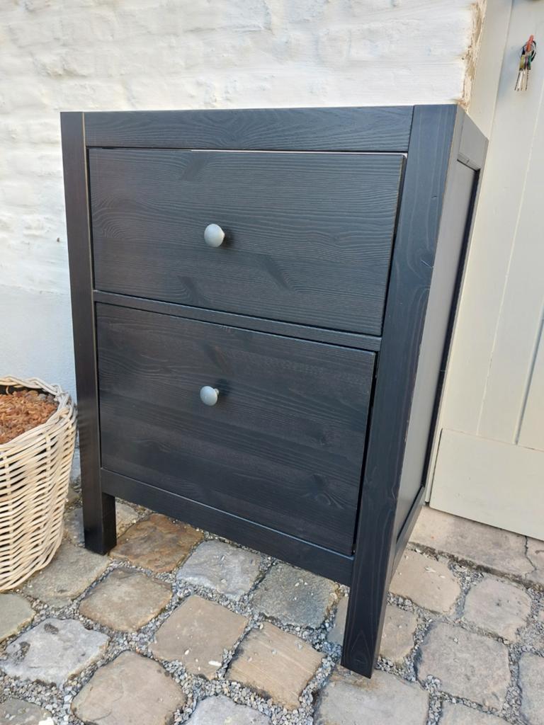 Hemnes 2 zwarte badkamerkasten- nieuw, Overige typen, Nieuw, Ophalen of Verzenden, Minder dan 100 cm