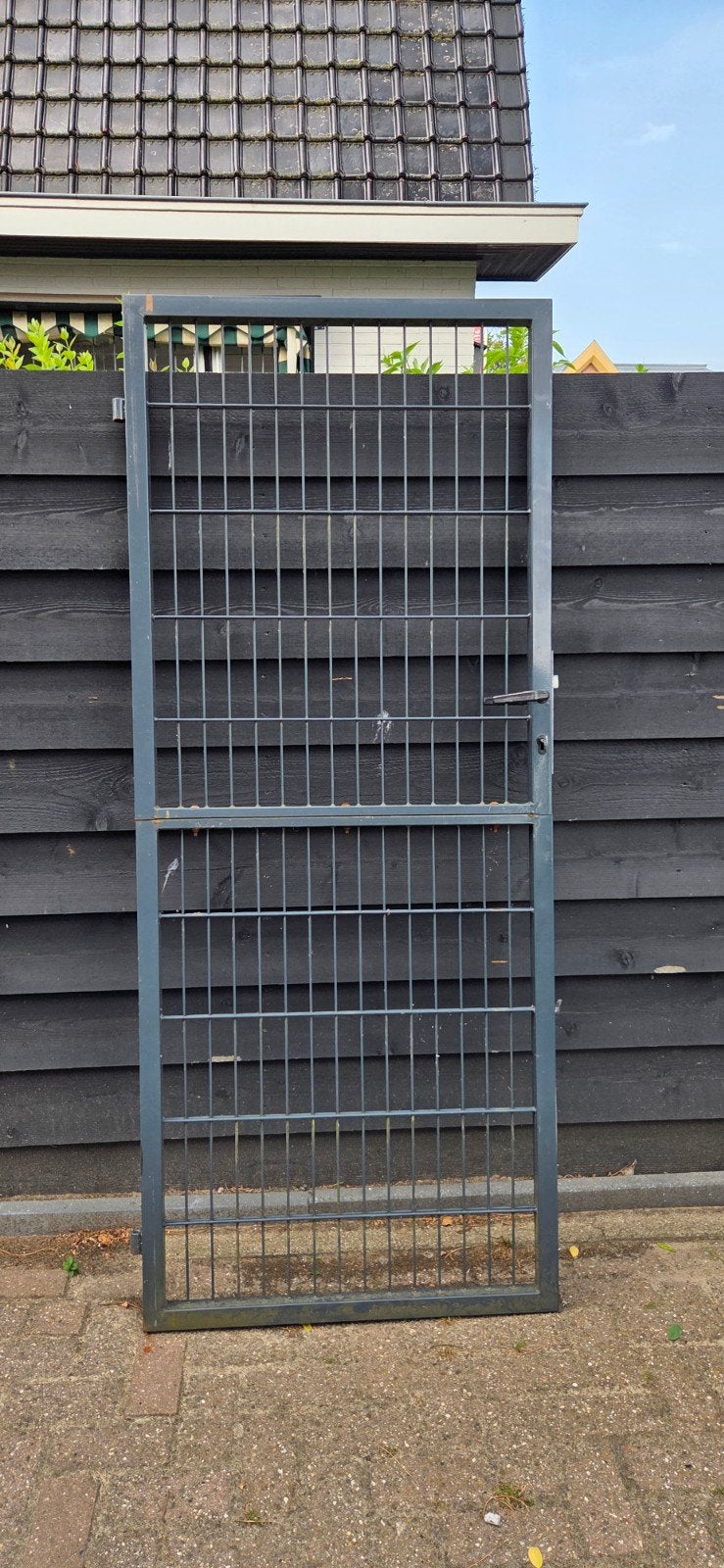 stalen tuinpoort, Ophalen of Verzenden, Draaipoort, 150 tot 200 cm