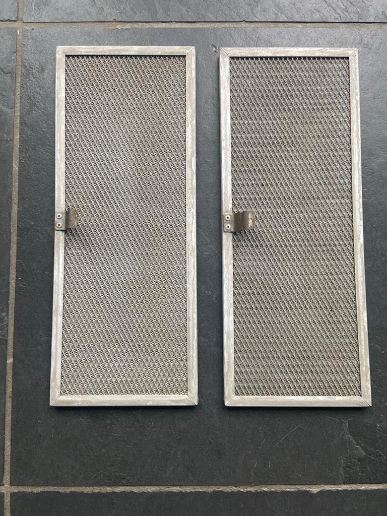 Metaalfilters afzuigkap NOVY/Itho 387x153x10, Ophalen, Gebruikt, Vrijstaand, Eilandschouwkap