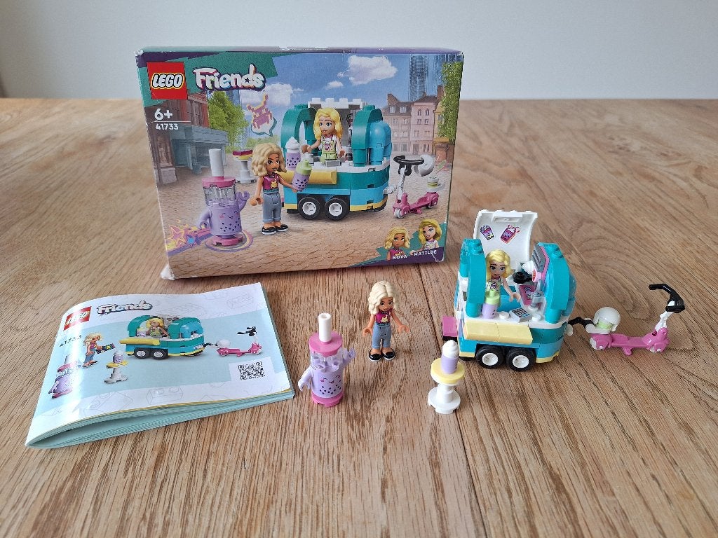 Lego Friends - Mobiele bubbelthee stand - 41733, Inclusief instructies, Lego, Friends, Ophalen of Verzenden
