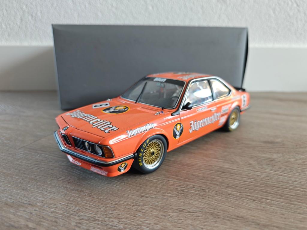 Autoart BMW 635 CSI #6 ETCC Jägermeister H. Stuck 88456, Ophalen of Verzenden, Gebruikt, Auto, Autoart