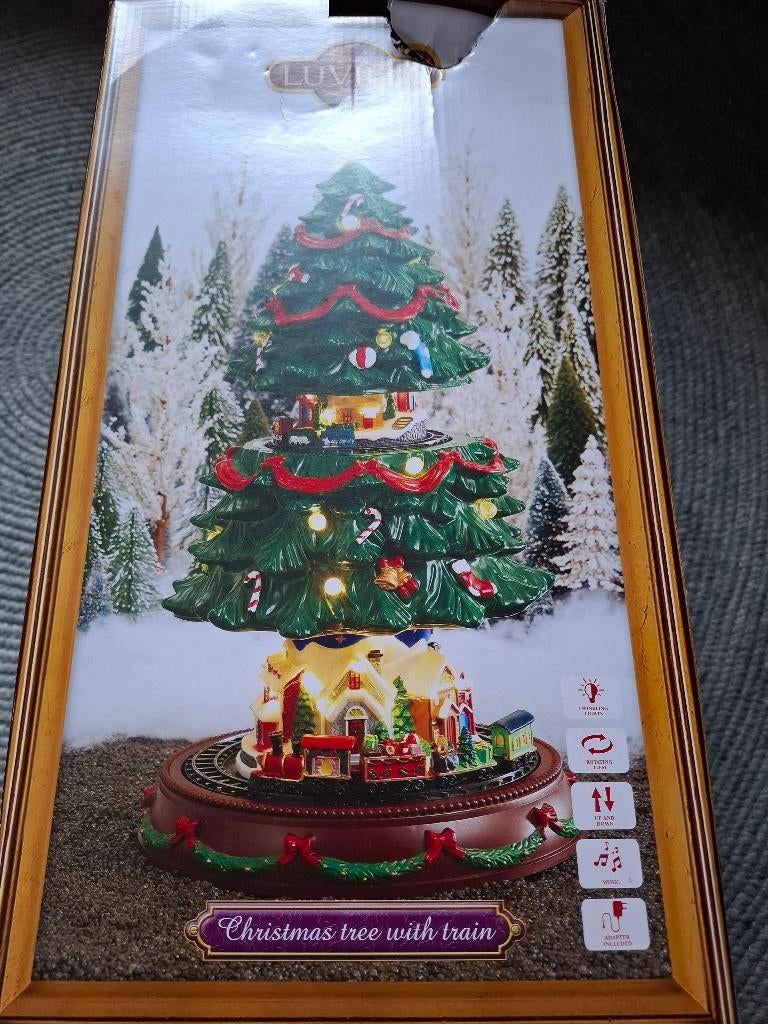 Luville Bewegende kerstboom & luville bewegend kerstdorp, Ophalen, Nieuw