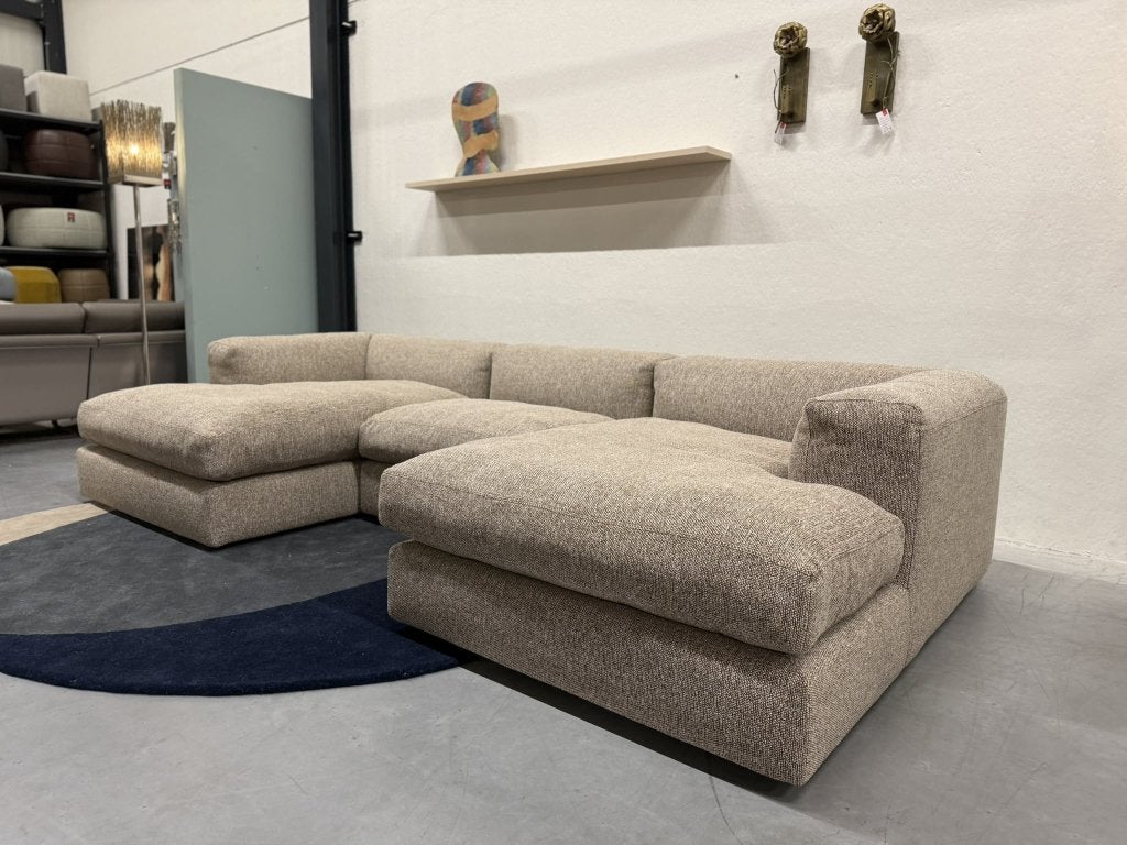 Nieuw Gelderland 2505 Endless hoekbank kvadrat moss Bank, Hoekbank, Industrieweg 15, Ophalen of Verzenden, Info@gelderlanddesign.com