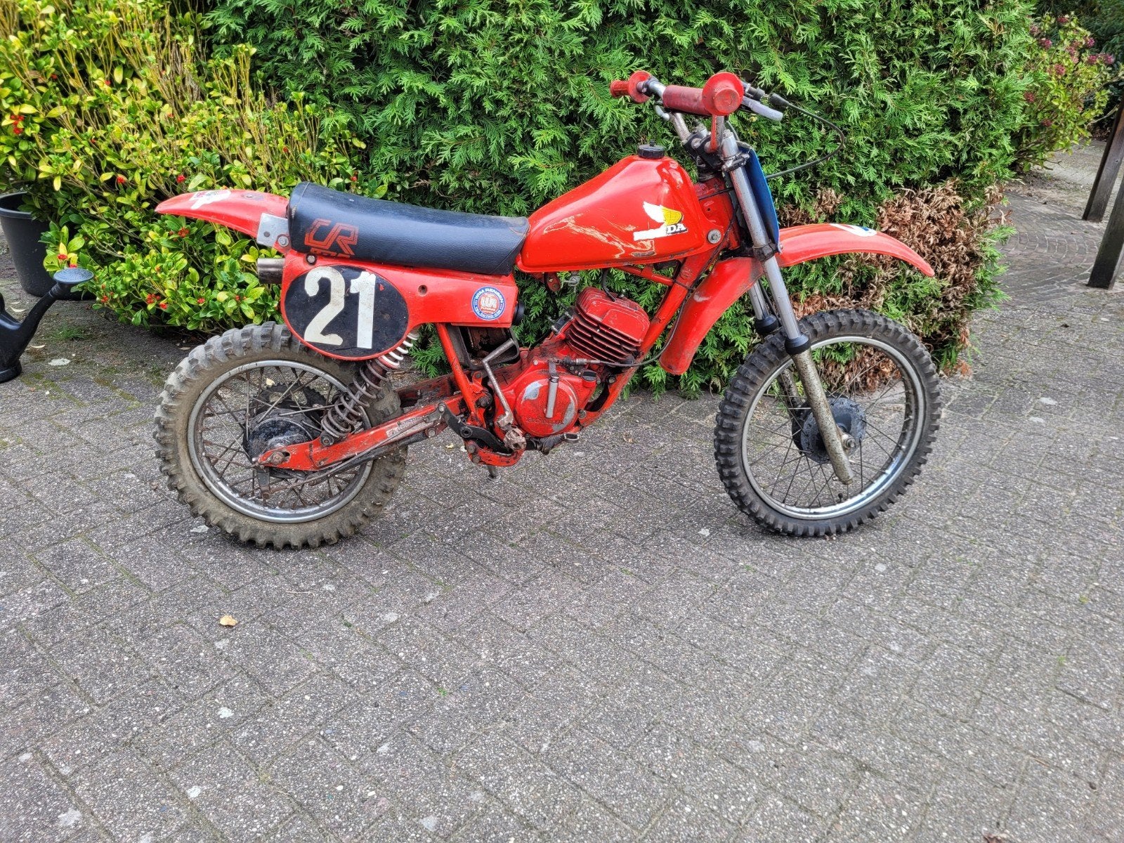 Honda cr80 cr 80 uit 1980, Ophalen