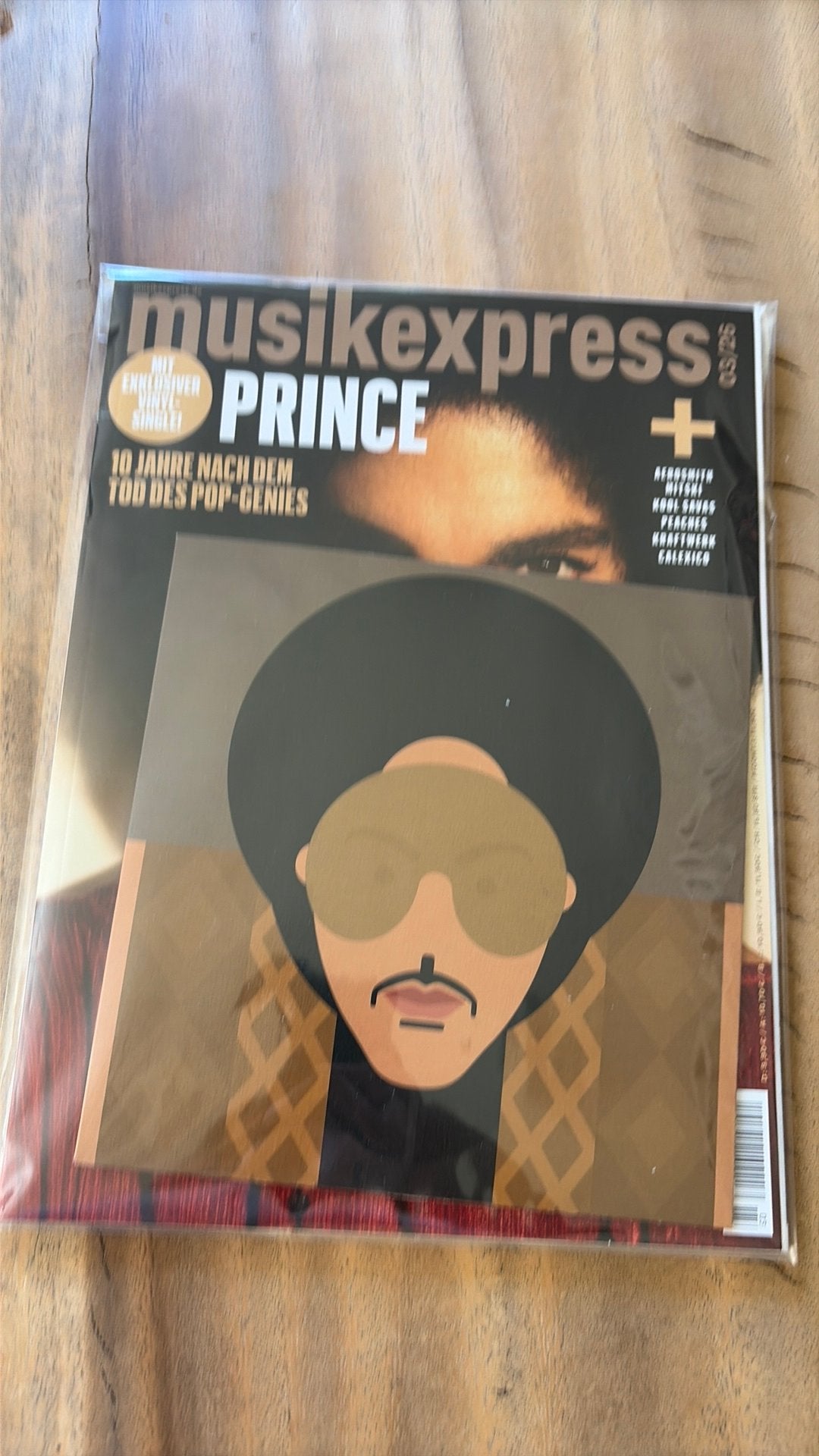 Prince vinyl 7” single Baltimore met tijdschrift, Ophalen of Verzenden, Nieuw in verpakking, Pop
