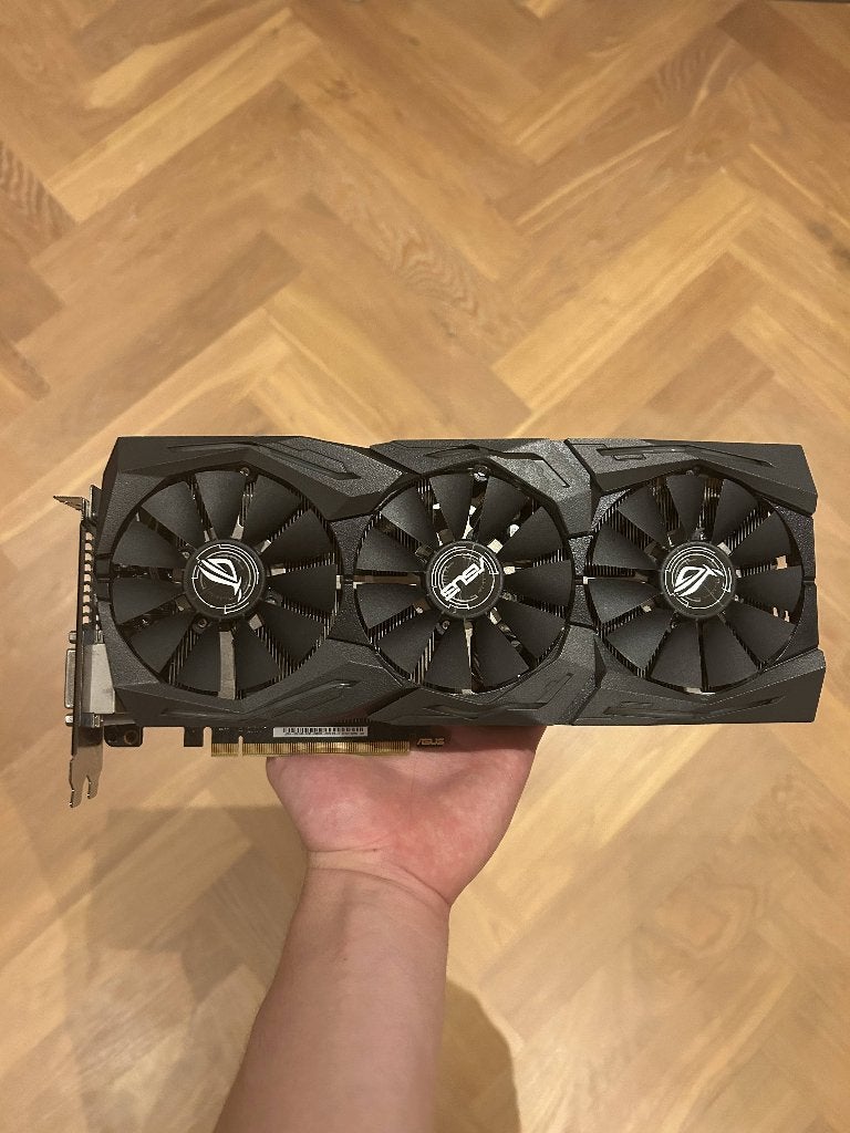 ASUS ROG Strix GTX1080 A8G, PCI-Express 3, Overige soorten, Ophalen of Verzenden, Zo goed als nieuw
