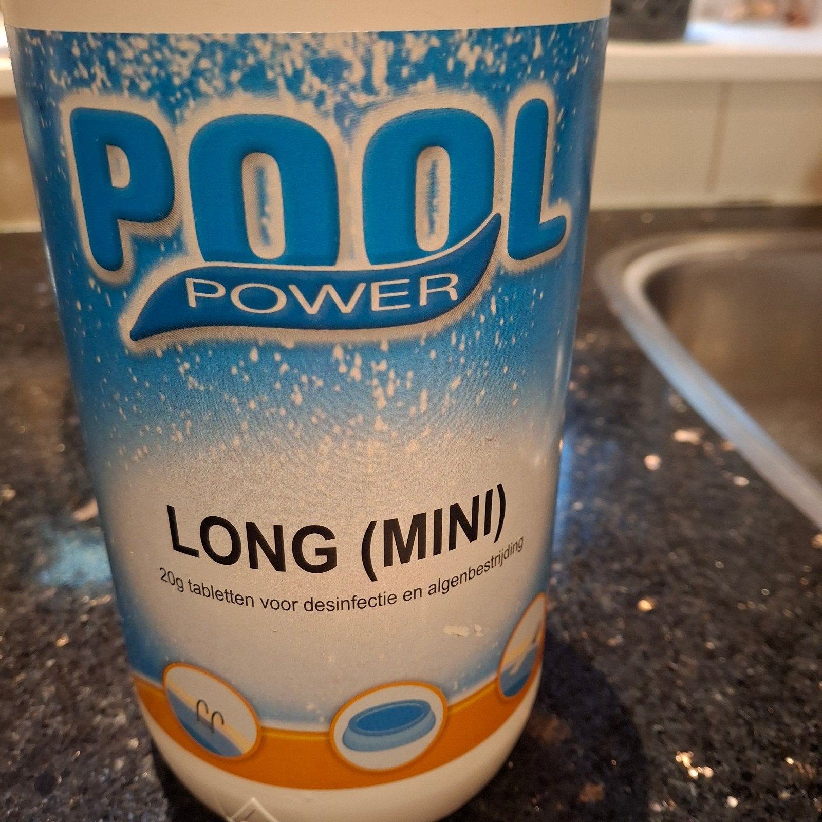 Pool Power Long (Mini) Chloortabletten, Ophalen, Nieuw, Reinigingsmiddel