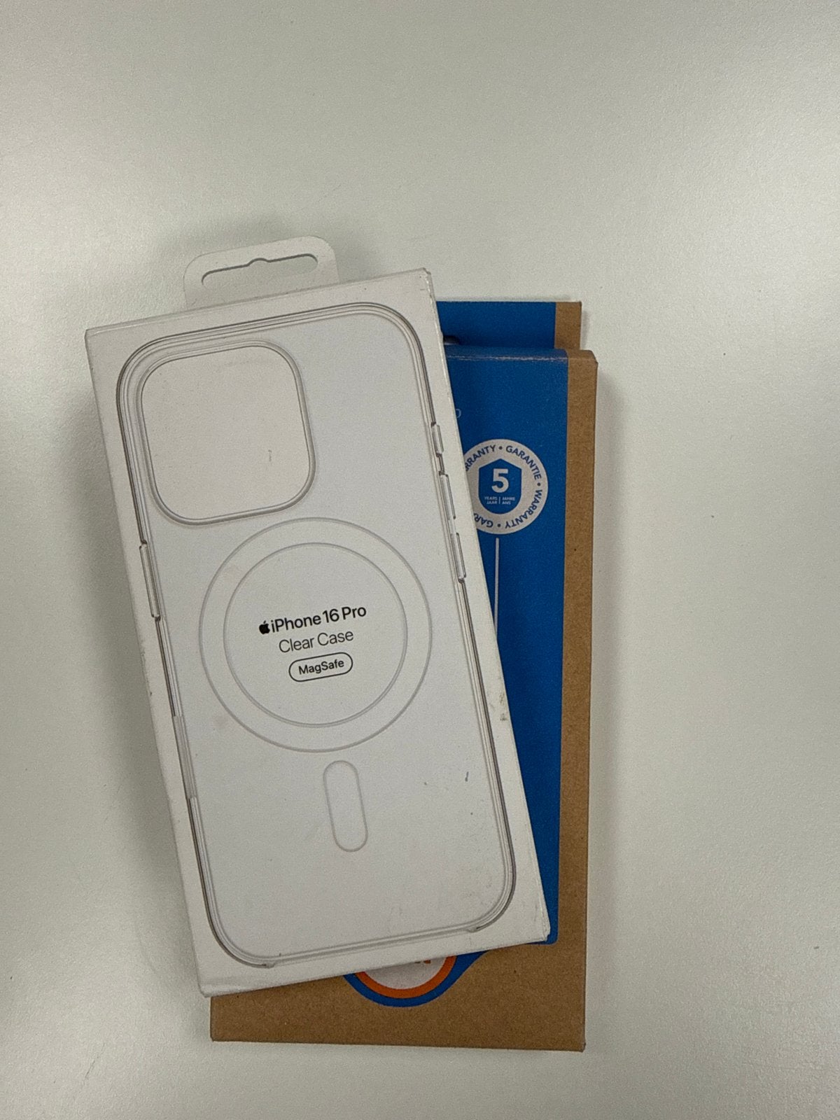 Origineel iPhone 16 Pro Clear Case & Screenprotector, Telecommunicatie, IPhone 16 Pro, MagSafe, Nieuw, Hoesje of Tasje