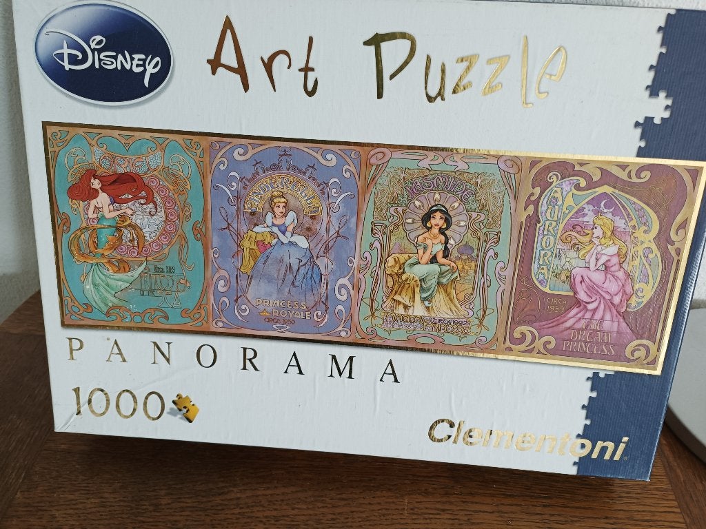 Disney Art Puzzle Clementoni Panorama 1000 stukjes, Ophalen of Verzenden, 500 t/m 1500 stukjes, Zo goed als nieuw, Legpuzzel