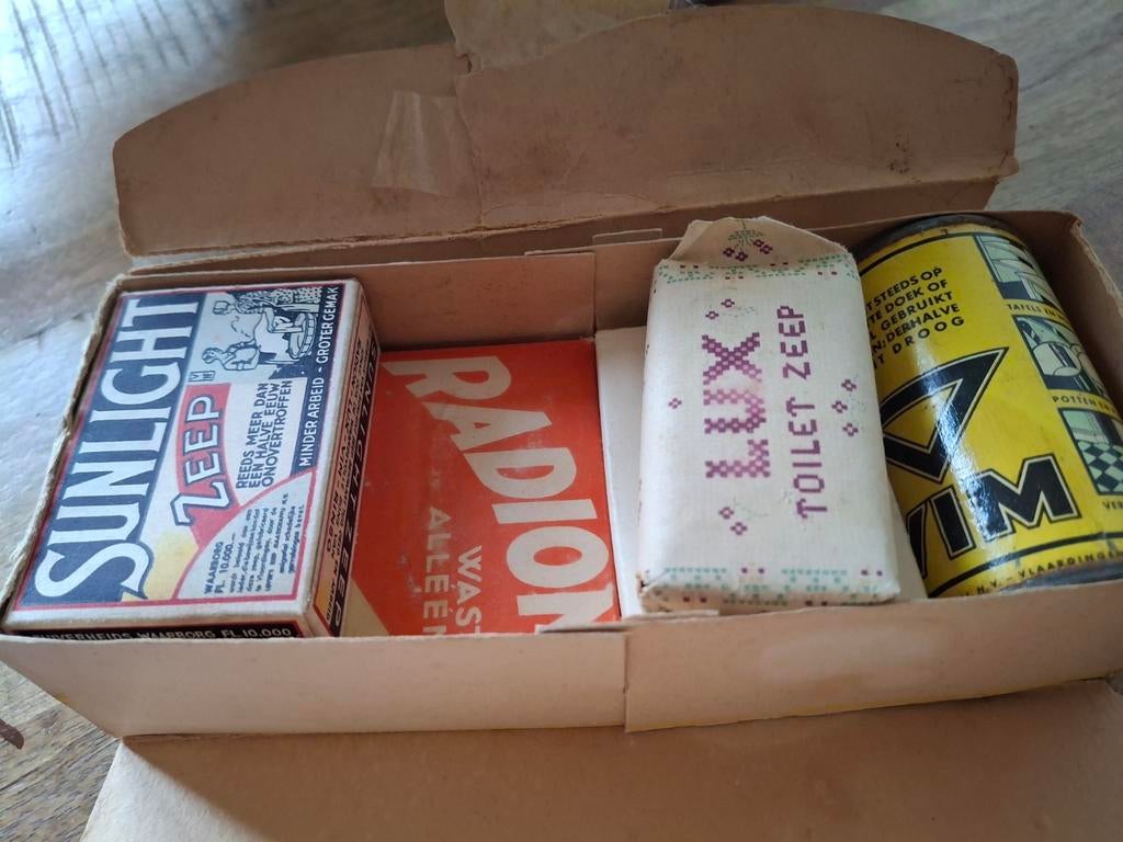 Vintage Zeep Collectie: Sunlight, Lux, Radion, Vim, Ophalen of Verzenden, Gebruikt
