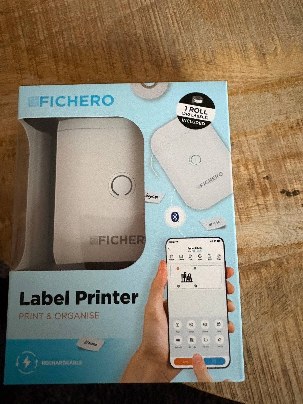 Label printer, Ophalen, Nieuw