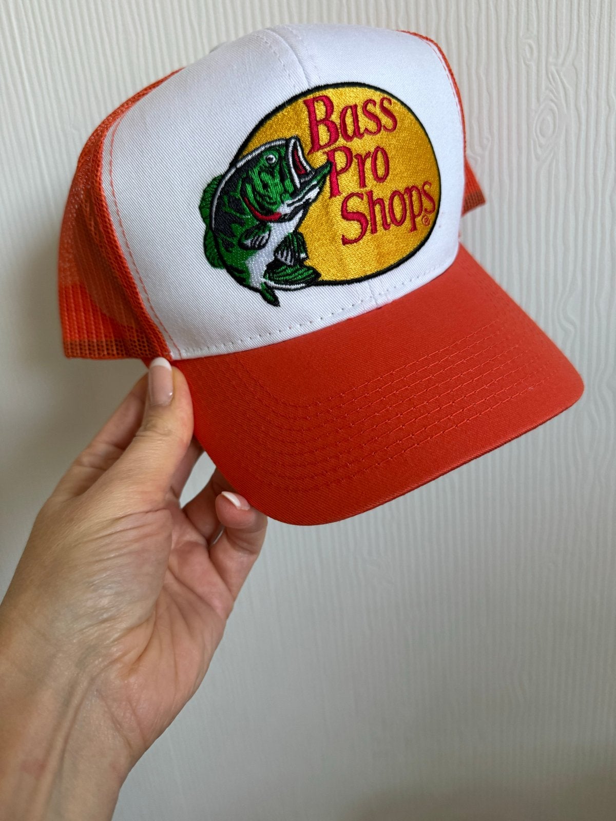 Nieuw Bass Pro Shops Trucker Cap - Oranje/Wit, Verzenden, Nieuw, One size fits all, Pet