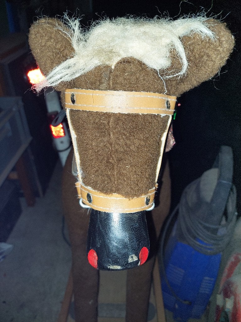 Antiek hobbelpaard, Ophalen