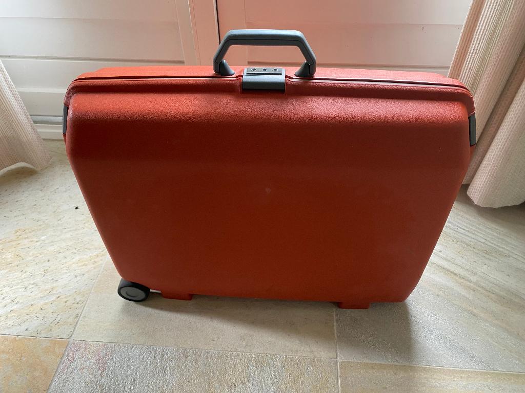 Samsonite rolkoffer oranje koffer, Sieraden, Tassen en Uiterlijk, Koffers, Wieltjes, Hard kunststof, Ophalen of Verzenden, Zo goed als nieuw