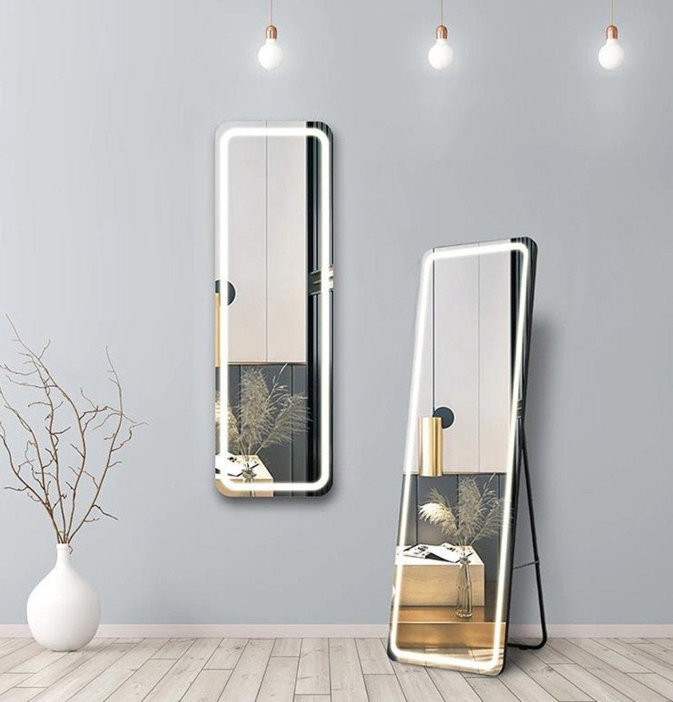 Mirror with light + remote, Huis en Inrichting, Woonaccessoires | Spiegels, Ophalen, Minder dan 50 cm, Zo goed als nieuw, 150 tot 200 cm