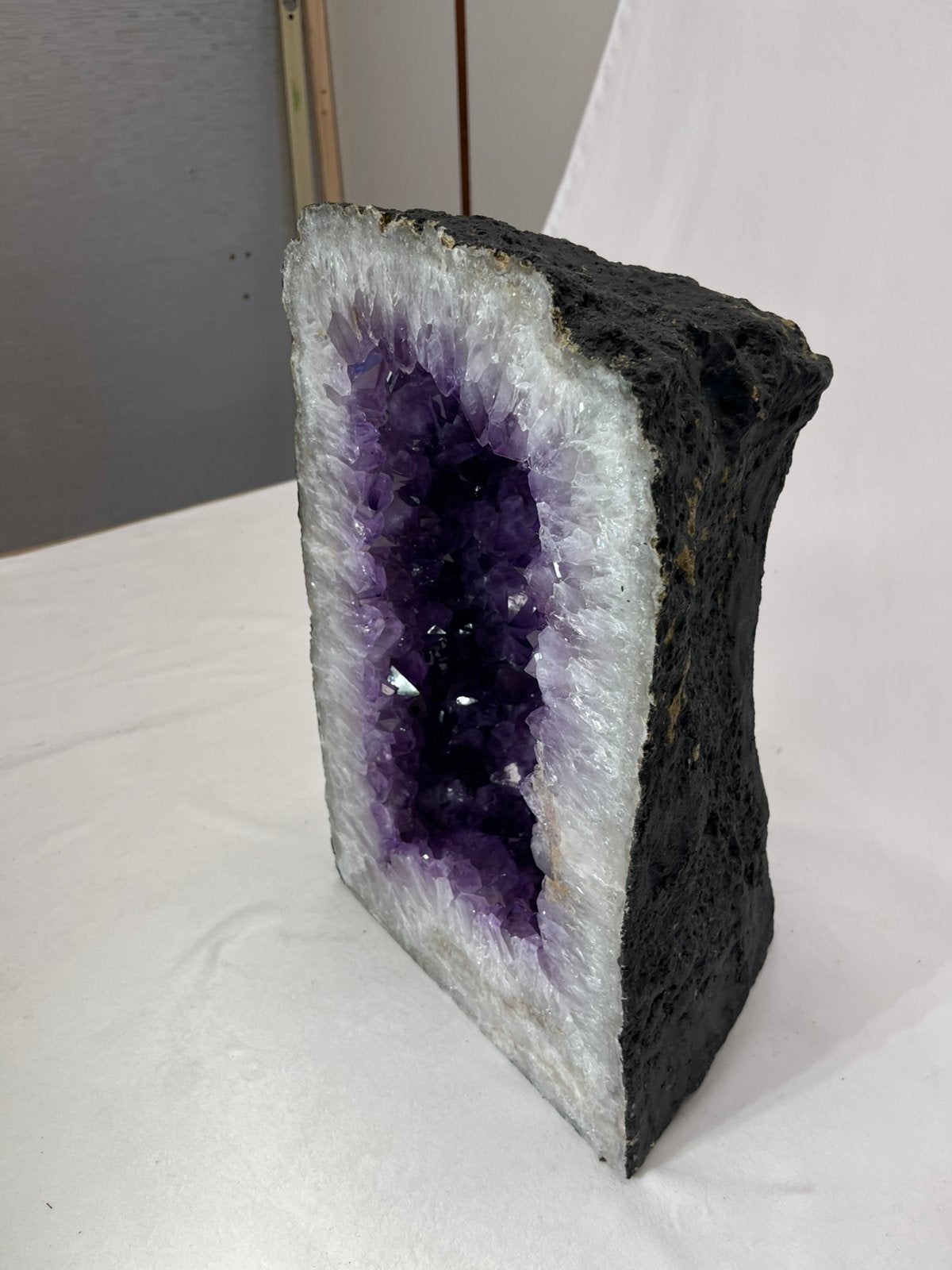 Amethist Geode gróte kristallen 45,1 kg, Ophalen, Mineraal