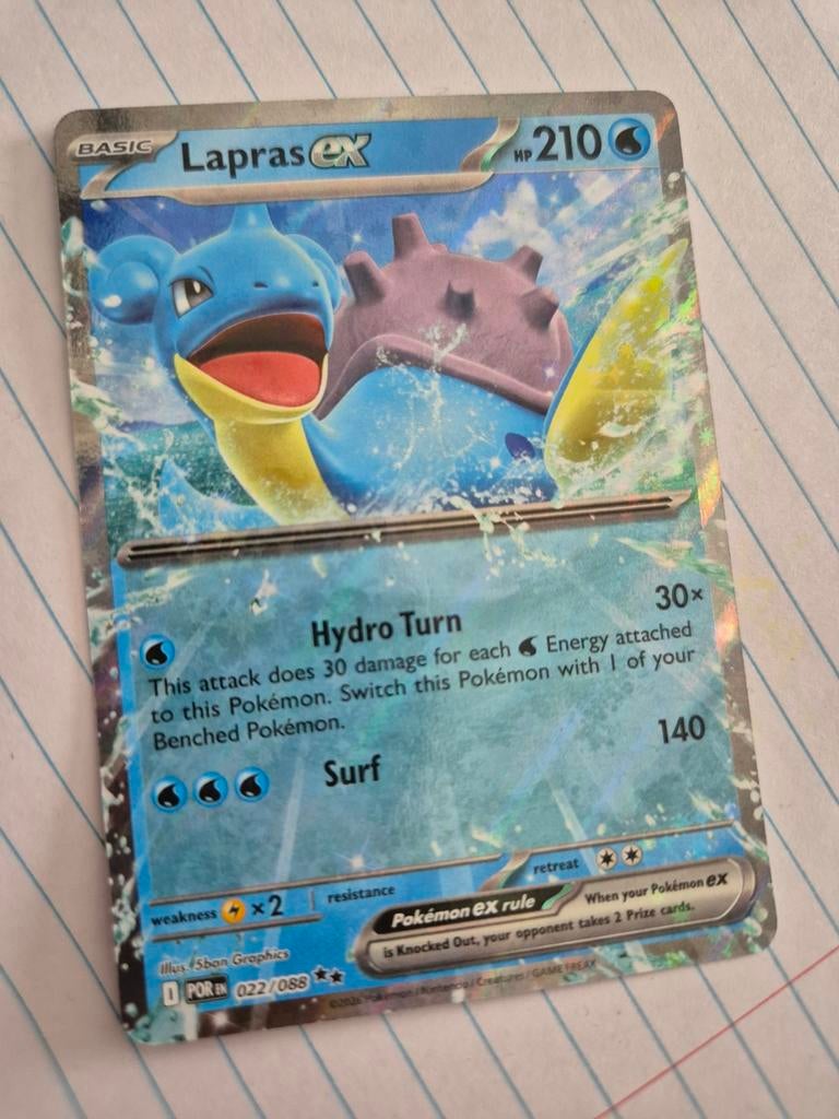 Lapras Ex - 022/088 - Perfect Order (POR 022) Pack Fresh NM, Hobby en Vrije tijd, Verzamelkaartspellen | Pokémon, Ophalen of Verzenden