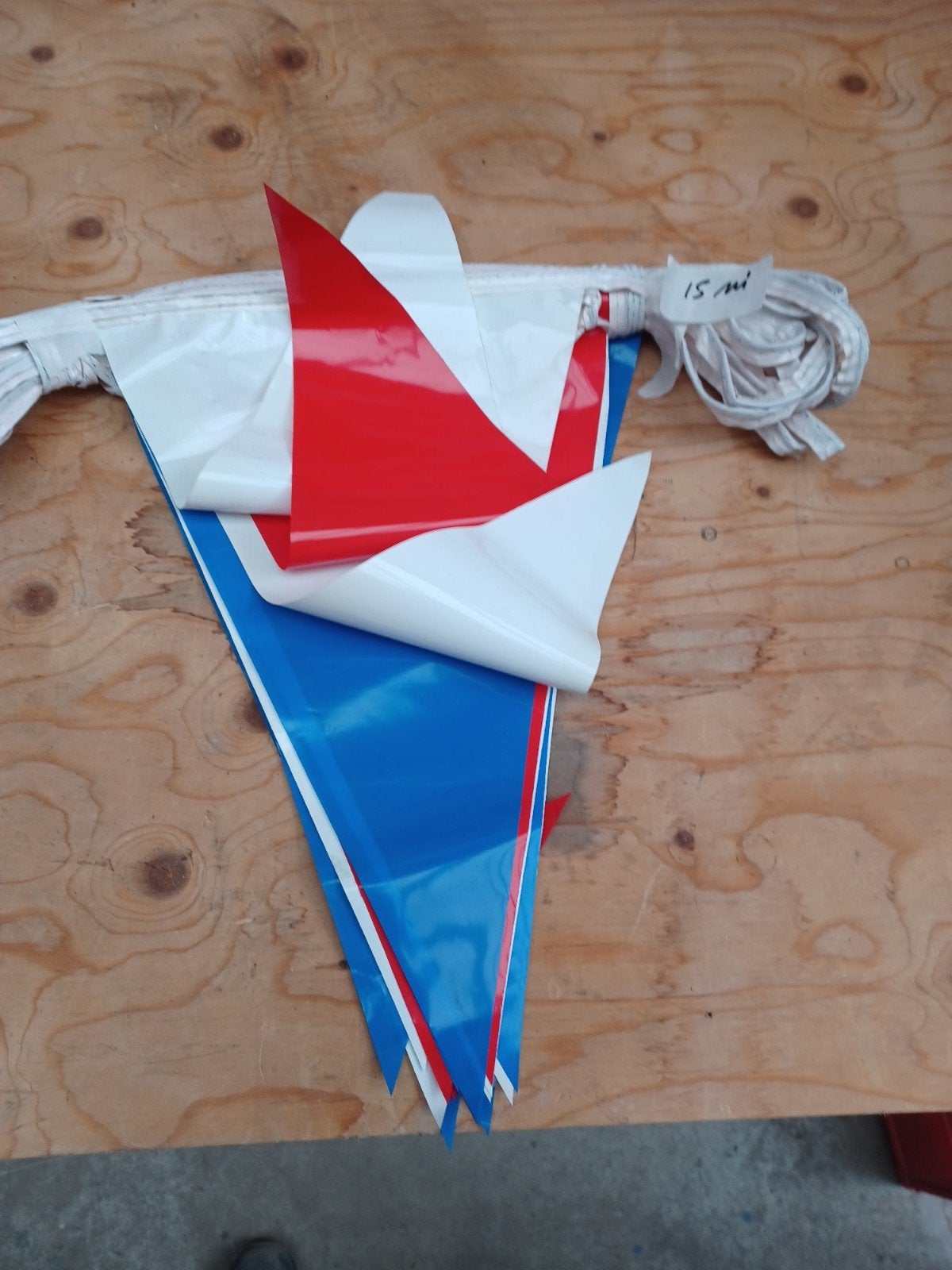 Wimpels usa  chequered en rood wit, Diversen, Ophalen