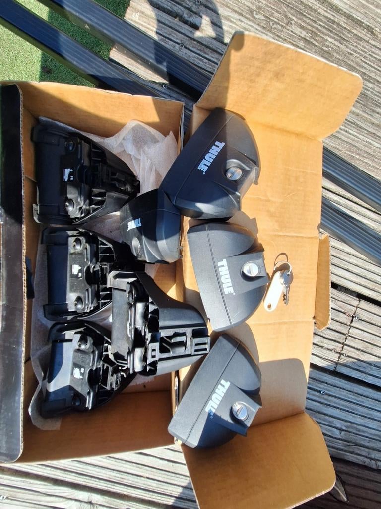 Thule Rapid System 754 dakdragerset, Auto diversen, Dakdragers, Ophalen, Gebruikt