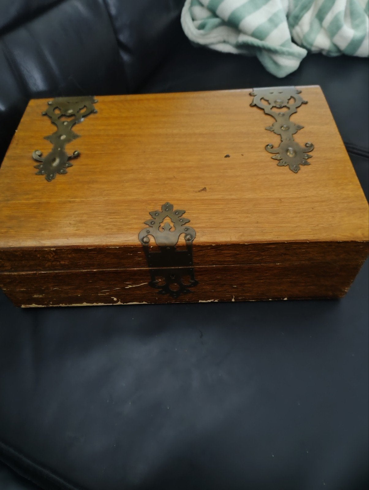 🔴  houten reis schrijfkist, Ophalen of Verzenden