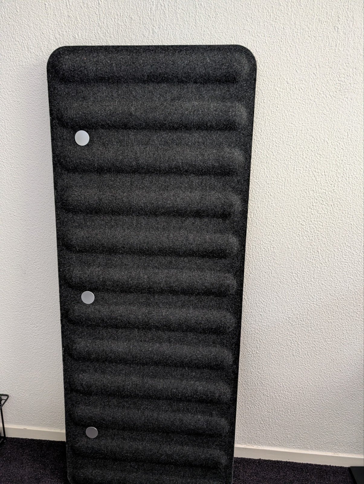Akoestisch paneel voor bureau IKEA eilif 120x48, Ophalen, Zo goed als nieuw, IKEA, Zwart