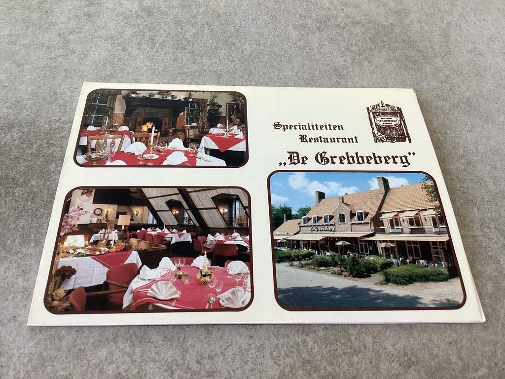 Rhenen.     Specialiteiten Restaurant ,, De Grebbeberg”, Verzamelen, Ophalen of Verzenden, Utrecht