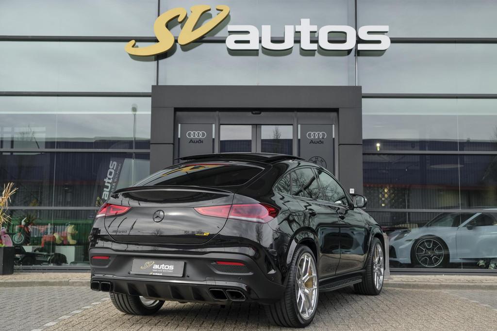 Mercedes-Benz GLE-klasse Coupé GLE63s AMG 612pk 4MATIC+ Pan, Auto's, Mercedes-Benz, Automaat, Gebruikt, Zwart, Leder