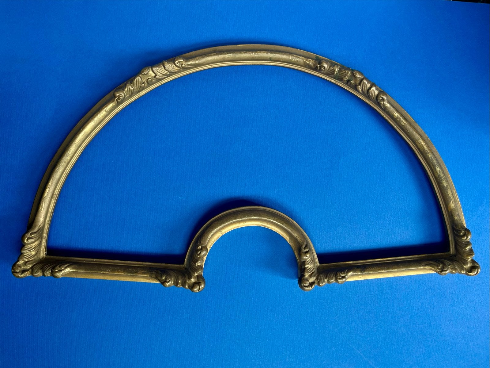 Antieke 19e Eeuwse Vergulde Waaijerlijst Antique Fan Frame, Gebruikt, Ophalen of Verzenden, Minder dan 50 cm, 50 tot 75 cm