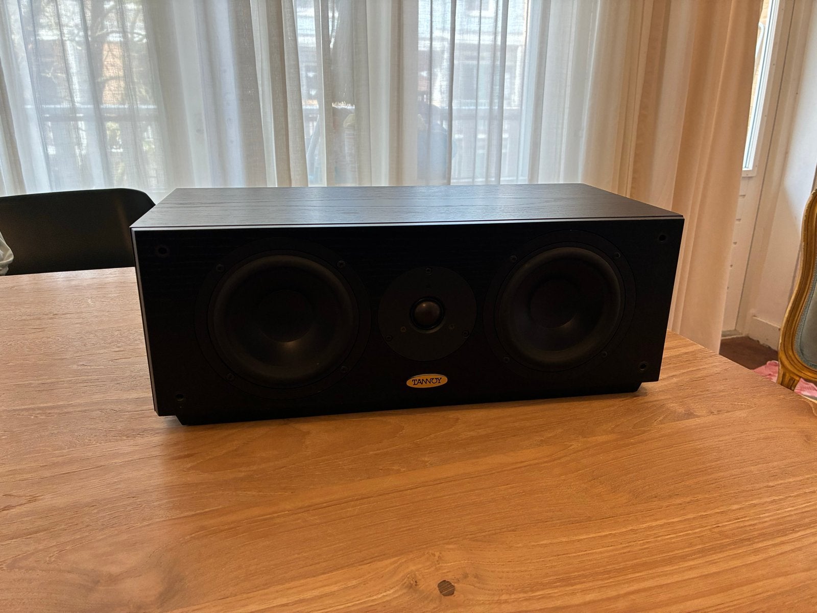 Tannoy Mercury C Classic Center Speaker Zwart, Overige merken, Ophalen of Verzenden, Zo goed als nieuw, Geschikt voor surround/home cinema