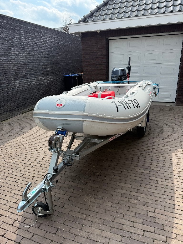 Talamex HLA 350 + Yamaha 20PK + Trailer, Watersport en Boten, Ophalen, Airdeck, 4 m, Zo goed als nieuw