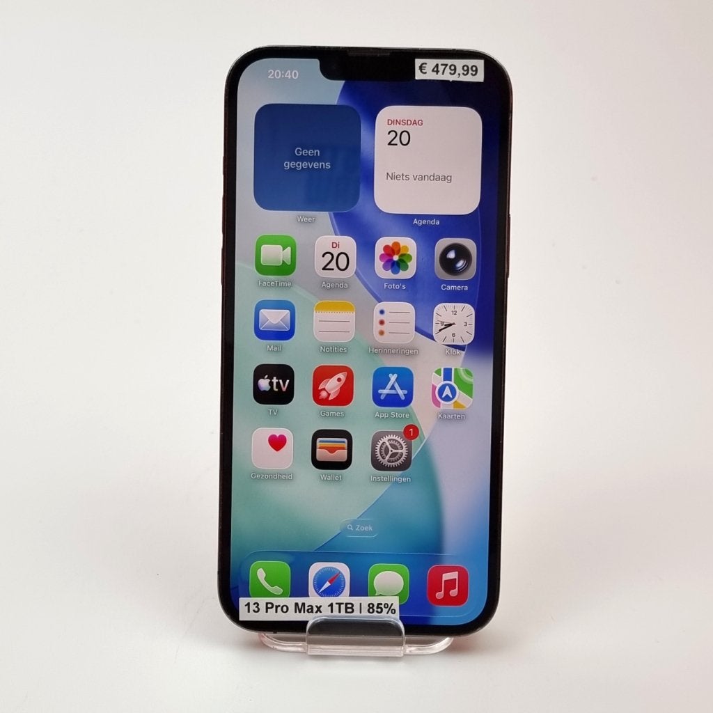 iPhone 13 Pro Max 1TB Graphite, Apple, Gebruikt, Support@apple.com, One Apple Park Way
Cupertino, CA 95014
United States