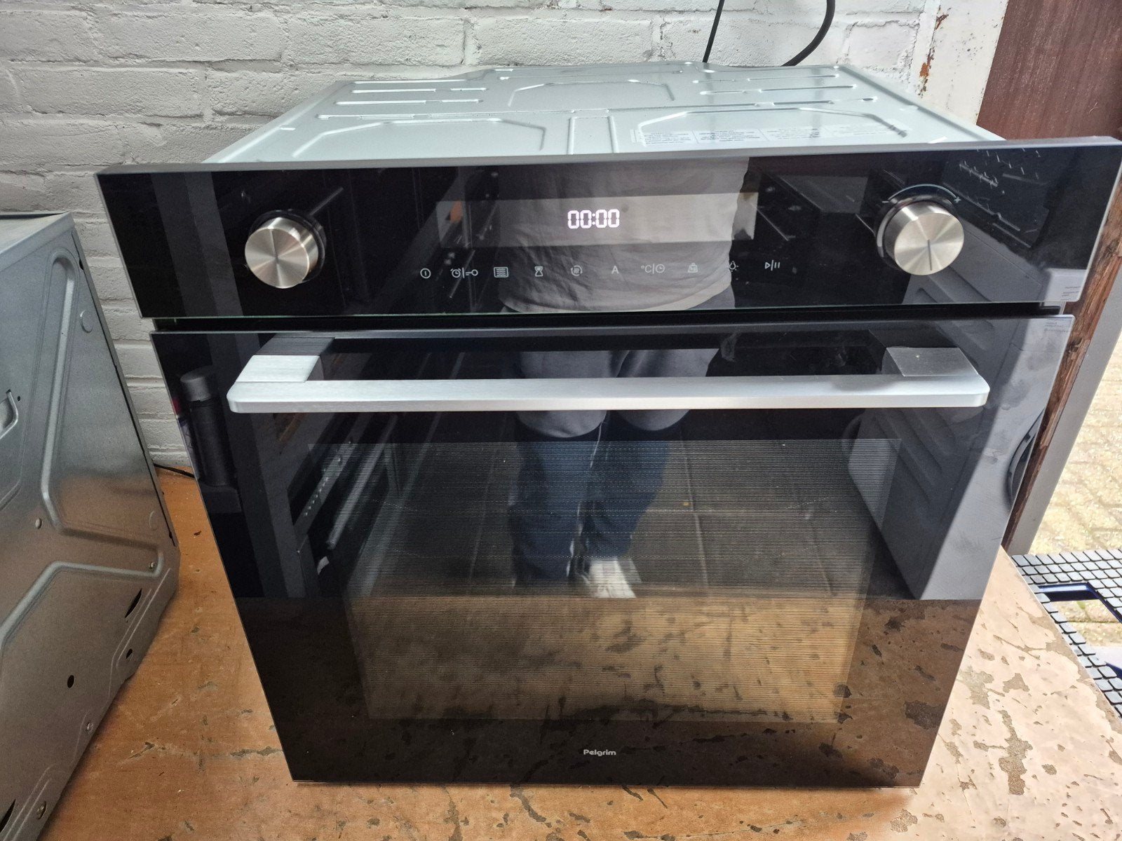 NETTE PELGRIM COM316GLS 60X60 COMBI OVEN/MAGNETRON TE KOOP, Witgoed en Apparatuur, Combimagnetron, Gebruikt, Info@pelgrim.nl, 60 cm of meer