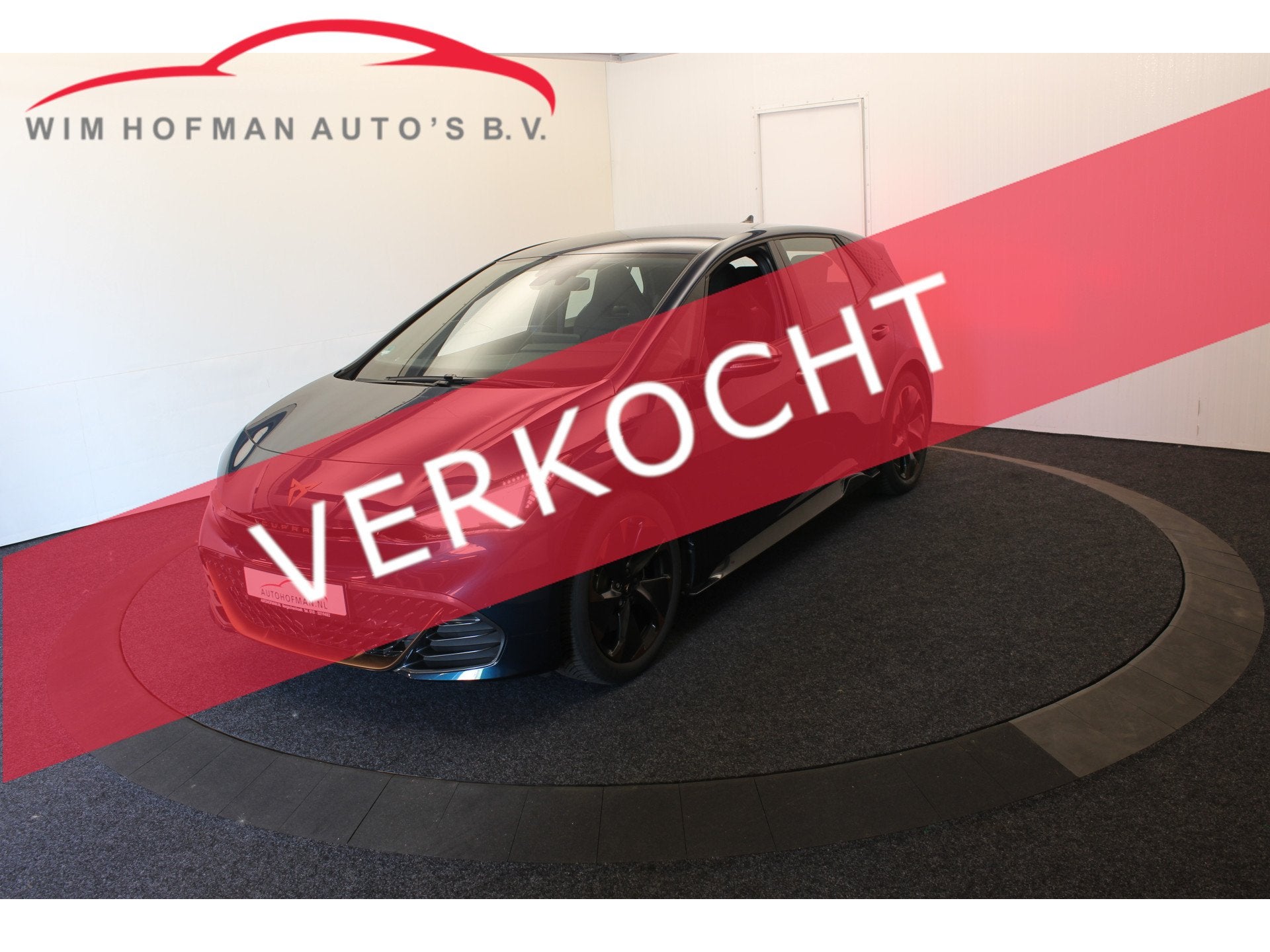 CUPRA Born 62 kWh SOH 94% PDC Carplay Stoel + Stuur Verwarmi, Auto's, Gebruikt, Zwart, Met garantie (alle), Blauw