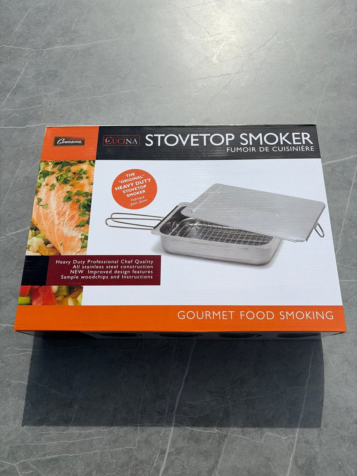 Camerons Cucina Stovetop Smoker - Nieuw in doos, Ophalen of Verzenden, Nieuw