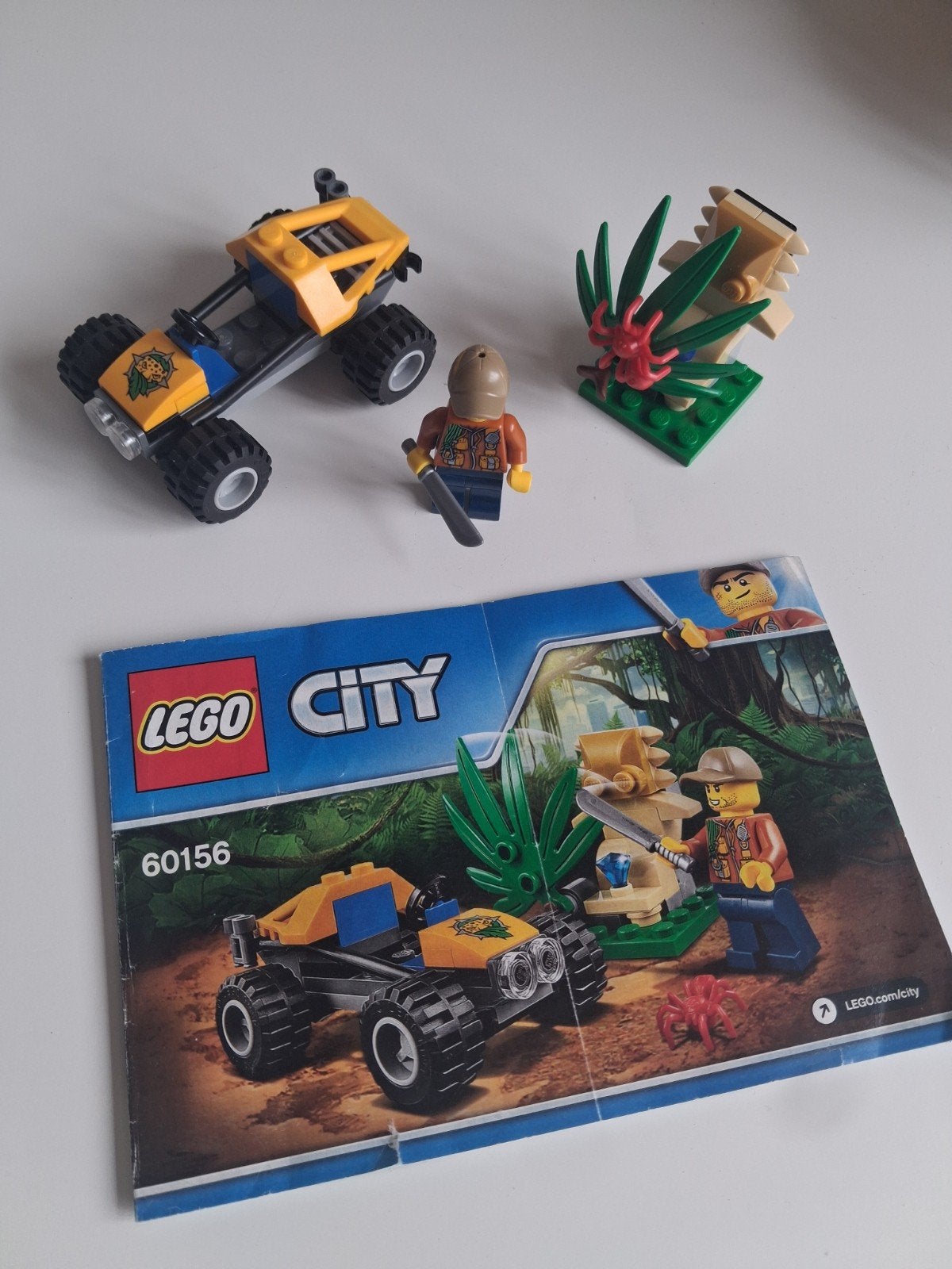 Lego City Jungle Buggy 60156 met minifiguur en instructies, Compleet, Lego, Ophalen of Verzenden, Complete set