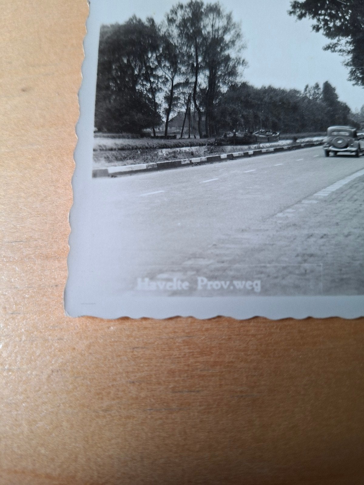 Havelte Prov.weg - Zwart-wit, Verzamelen, Ansichtkaarten | Nederland, Ophalen of Verzenden, 1940 tot 1960, Gelopen, Drenthe